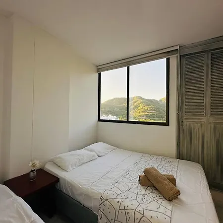 Acogedor Apartamento Rodadero Santa Marta Con Vista Al Lago Exterior photo